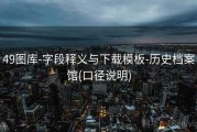 49图库-字段释义与下载模板-历史档案馆(口径说明)